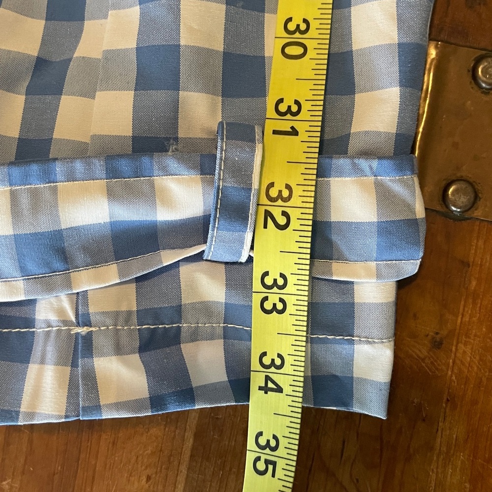 St. John's Bay Blue and White Plaid Blazer - Picture 14 of 16
